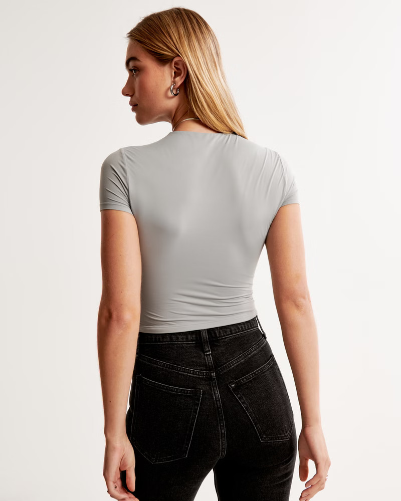 Soft Matte Seamless Baby Tee | Abercrombie & Fitch (US)