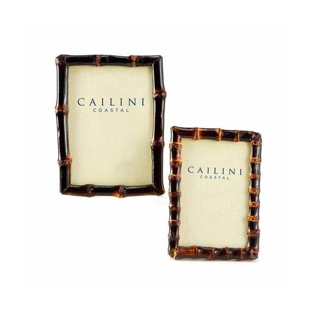 Antiqued Bamboo Photo Frame | Cailini Coastal