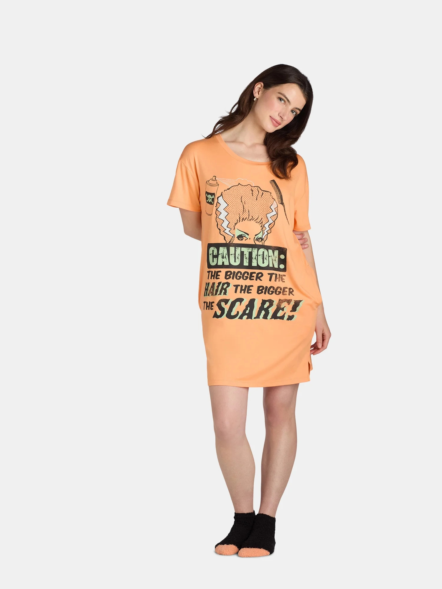 Way to Celebrate Women's Hair Sleepshirt Top - Walmart.com | Walmart (US)