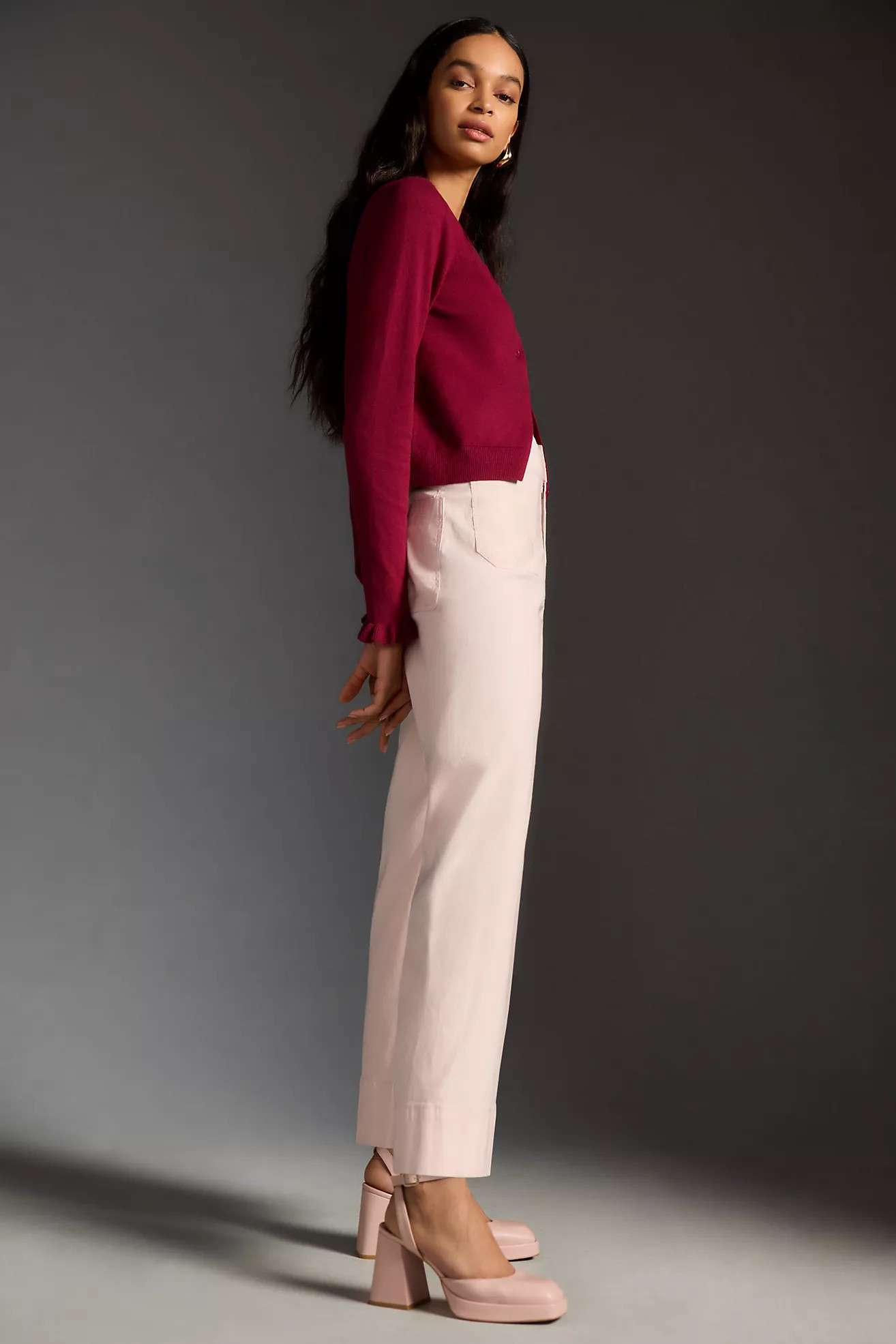 The Colette Cropped Wide-Leg Pants by Maeve | Anthropologie (US)