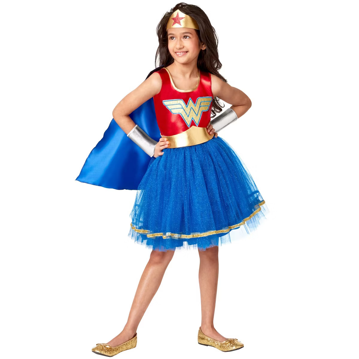 Kids' DC Comics Wonder Woman Classic Halloween Costume S | Target