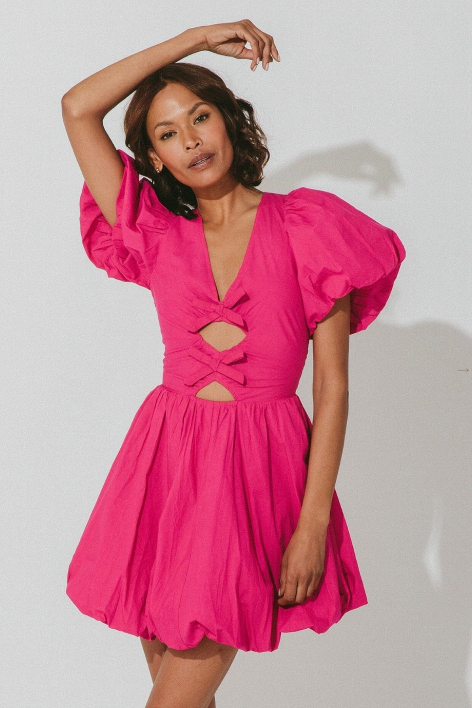 Hot pink, puff sleeve summer dress! Wedding guest and travel 

#LTKwedding #LTKstyletip #LTKtravel