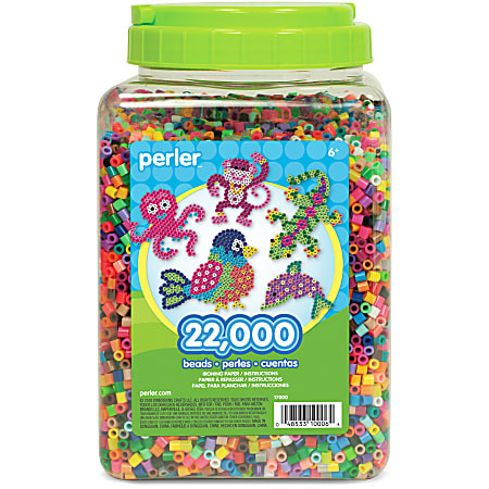 Perler Multi-Mix Fuse Beads, Assorted Colors, Jar Of 22,000 Beads | Office Depot and OfficeMax 