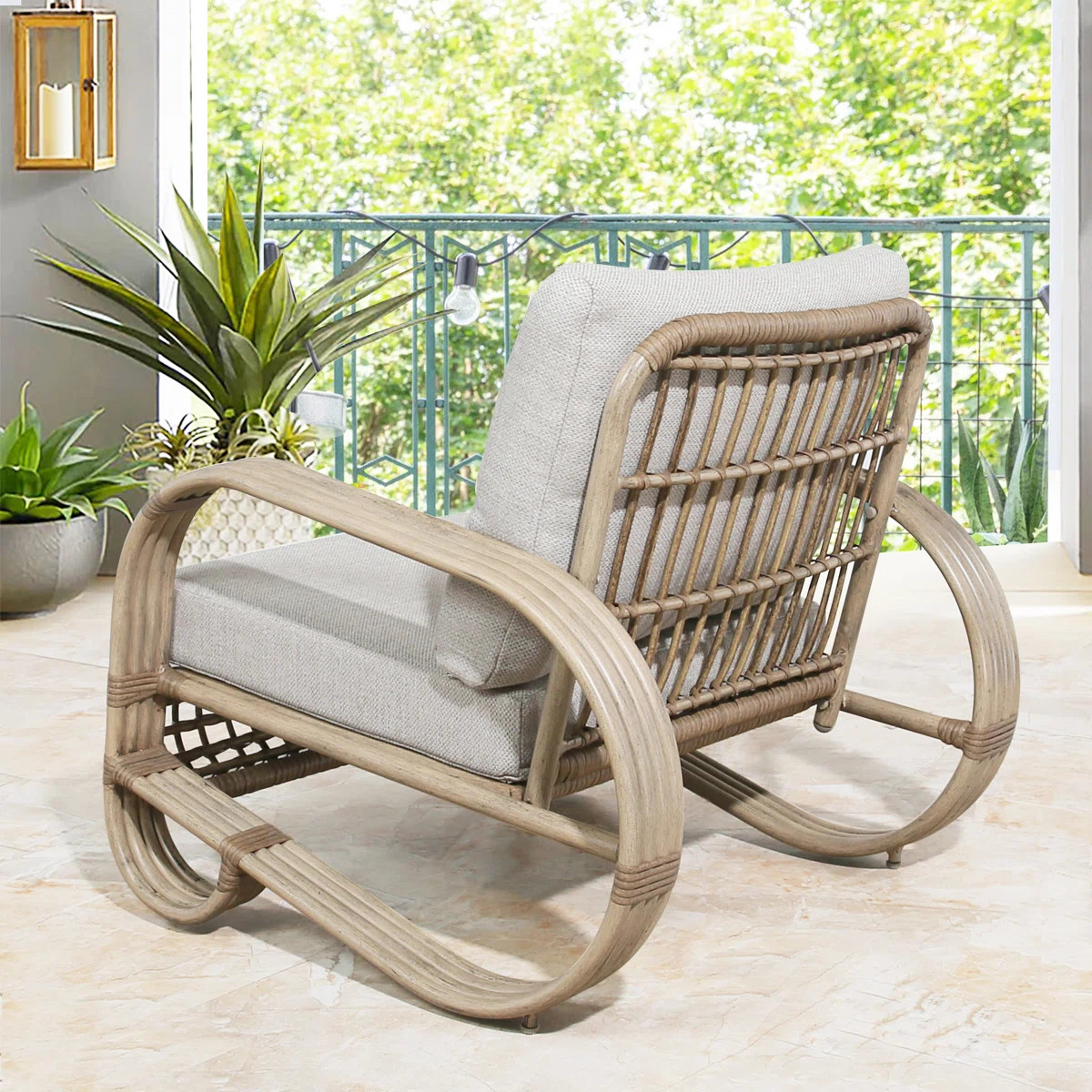 Dip Wicker Outdoor Lounge Chair (Set of 2) | Wayfair North America
