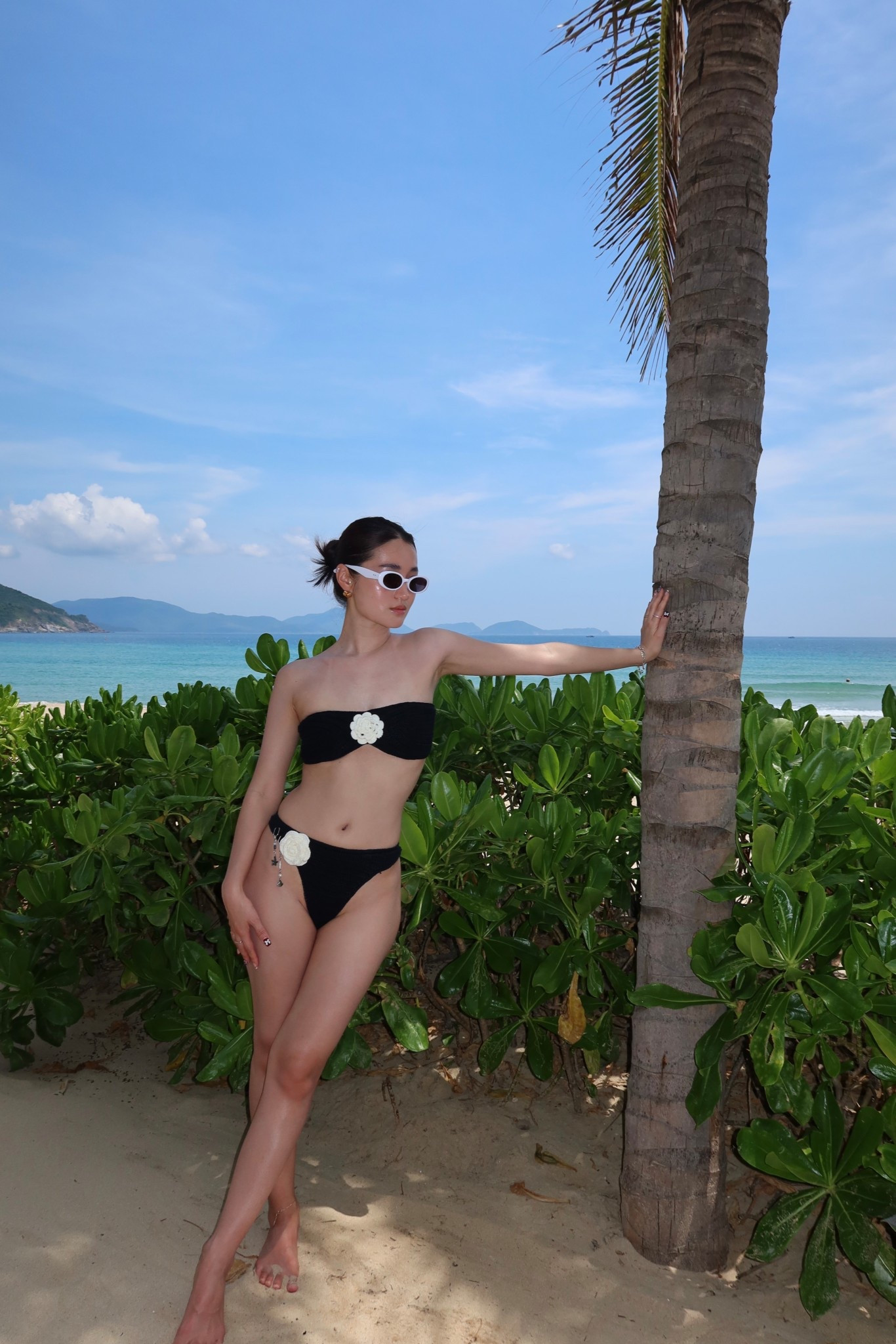 crochet bikini set 🖤🤍 

#LTKswimwear