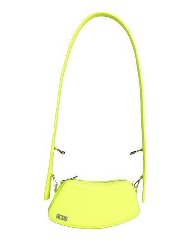 Gcds Woman Shoulder bag Lime green Size - Leather | YOOX (US)