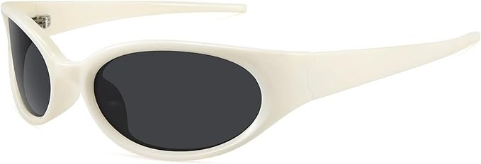 WOWSUN Retro Y2K Wrap Around Sunglasses for Women Trendy Polarized Sporty Shades UV Protection | Amazon (US)