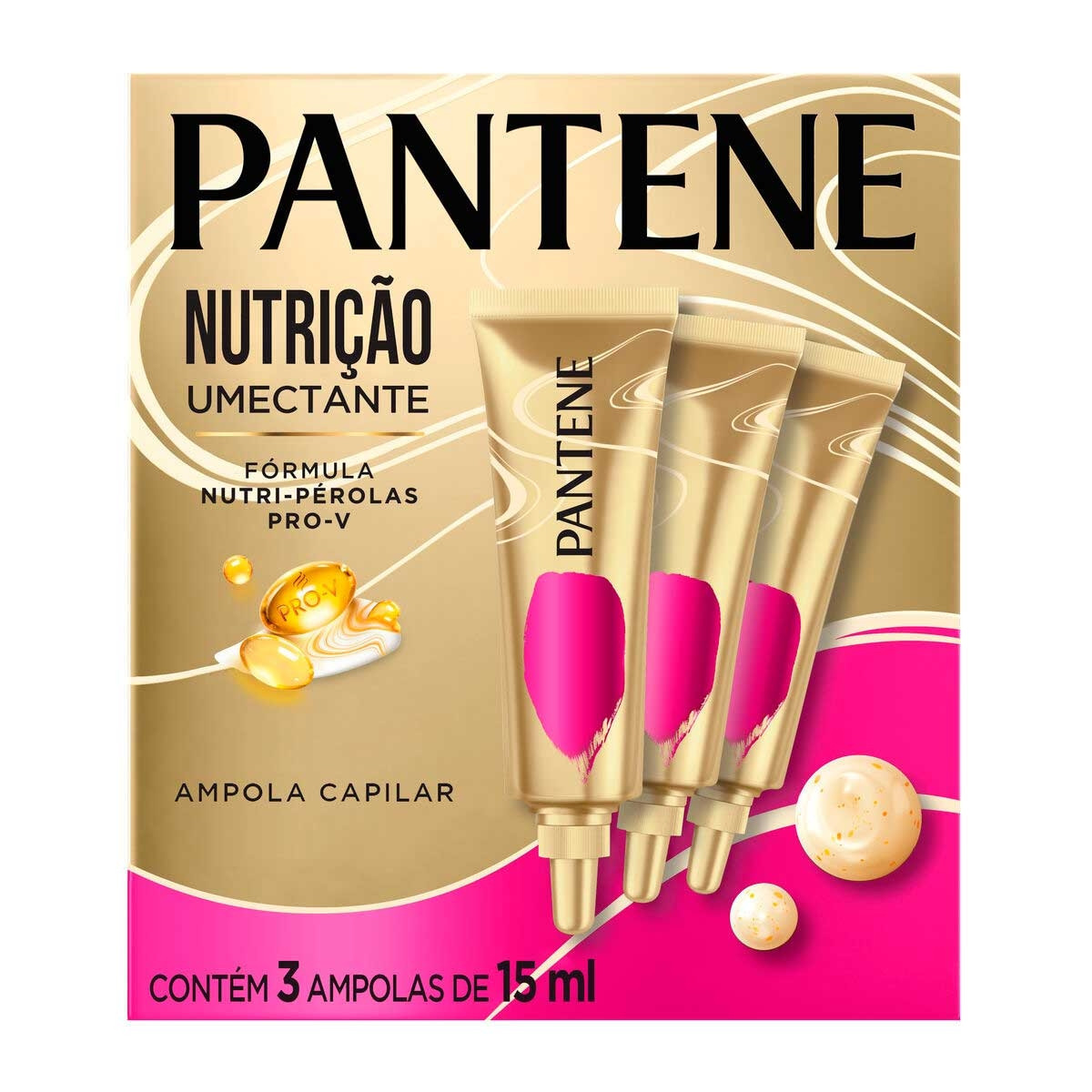Pantene Ampola Capila Nutricao Umectante 15Ml Com 3 Unidades | DrogaRaia (BR)