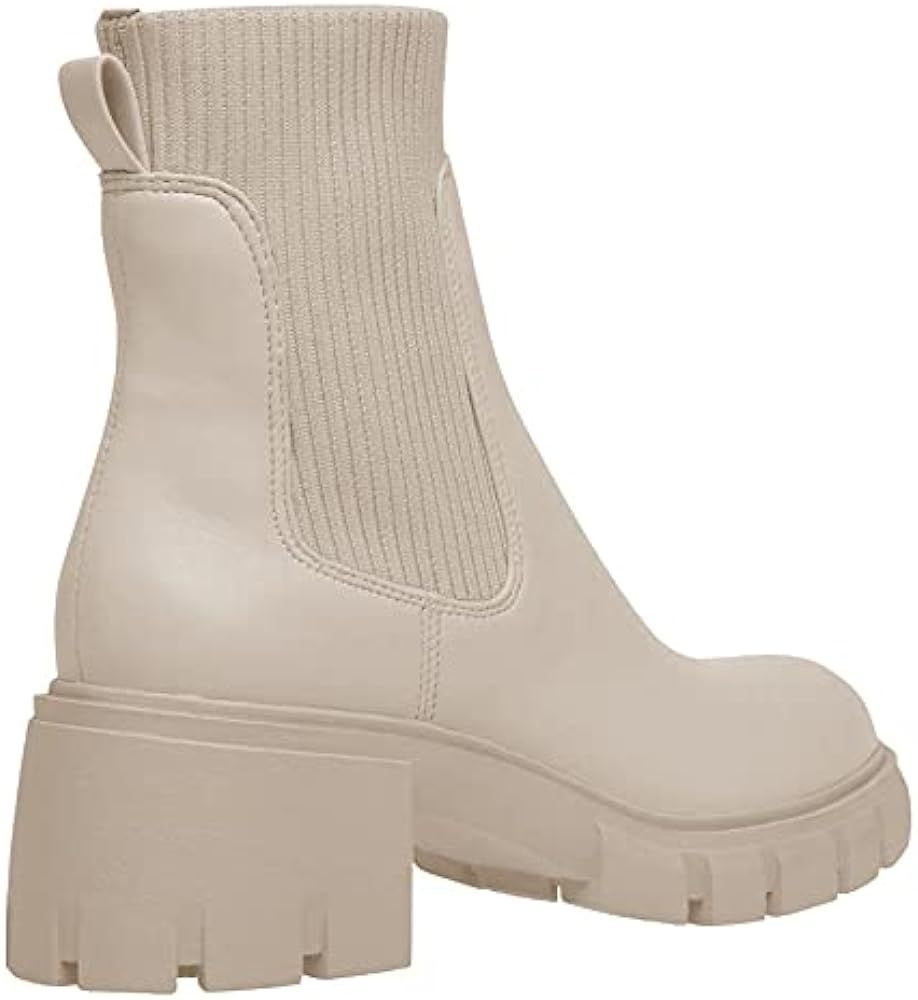 Womens Lug Sole Platform Ankle Boots Elastic Chunky Block Heel Non-Slip Combat Comfortable Chelse... | Amazon (US)