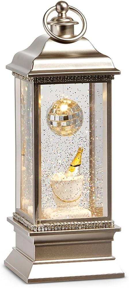 Raz Imports Champagne Celebration Animated Lighted Water Lantern, 11.5-inch Height, Christmas Dec... | Amazon (US)
