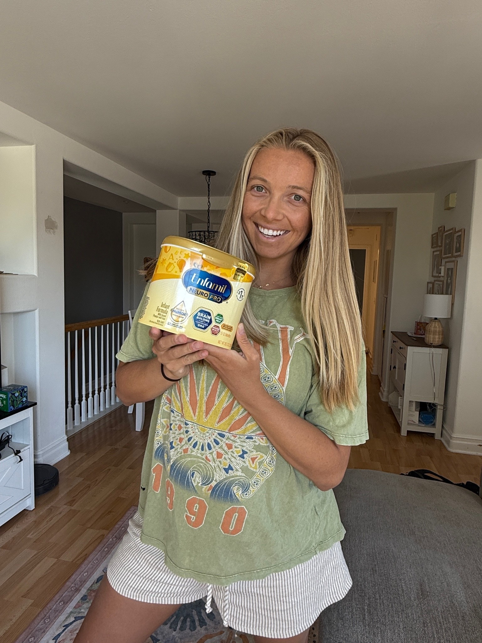 #ad While postpartum can feel overwhelming at times, I’m so thankful to be partnering with @Target and #enfamil to give me peace of mind when I start feeding my baby girl💛 #target #targetpartner