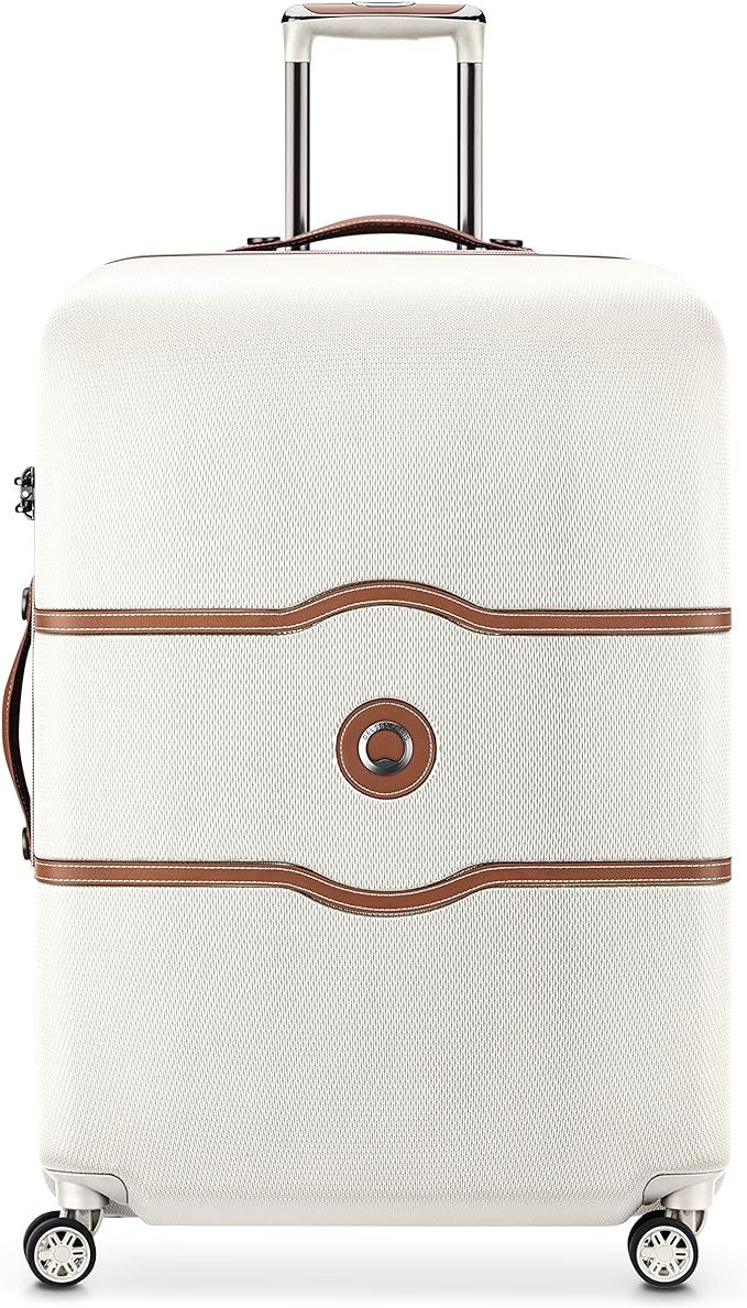 DELSEY Paris Unisex Adults Chatelet Air Hardside Luggage with Spinner Wheels, Champagne White, Ch... | Amazon (US)