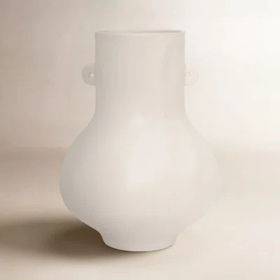 Addieville Beige Ceramic Table Vase | Wayfair North America