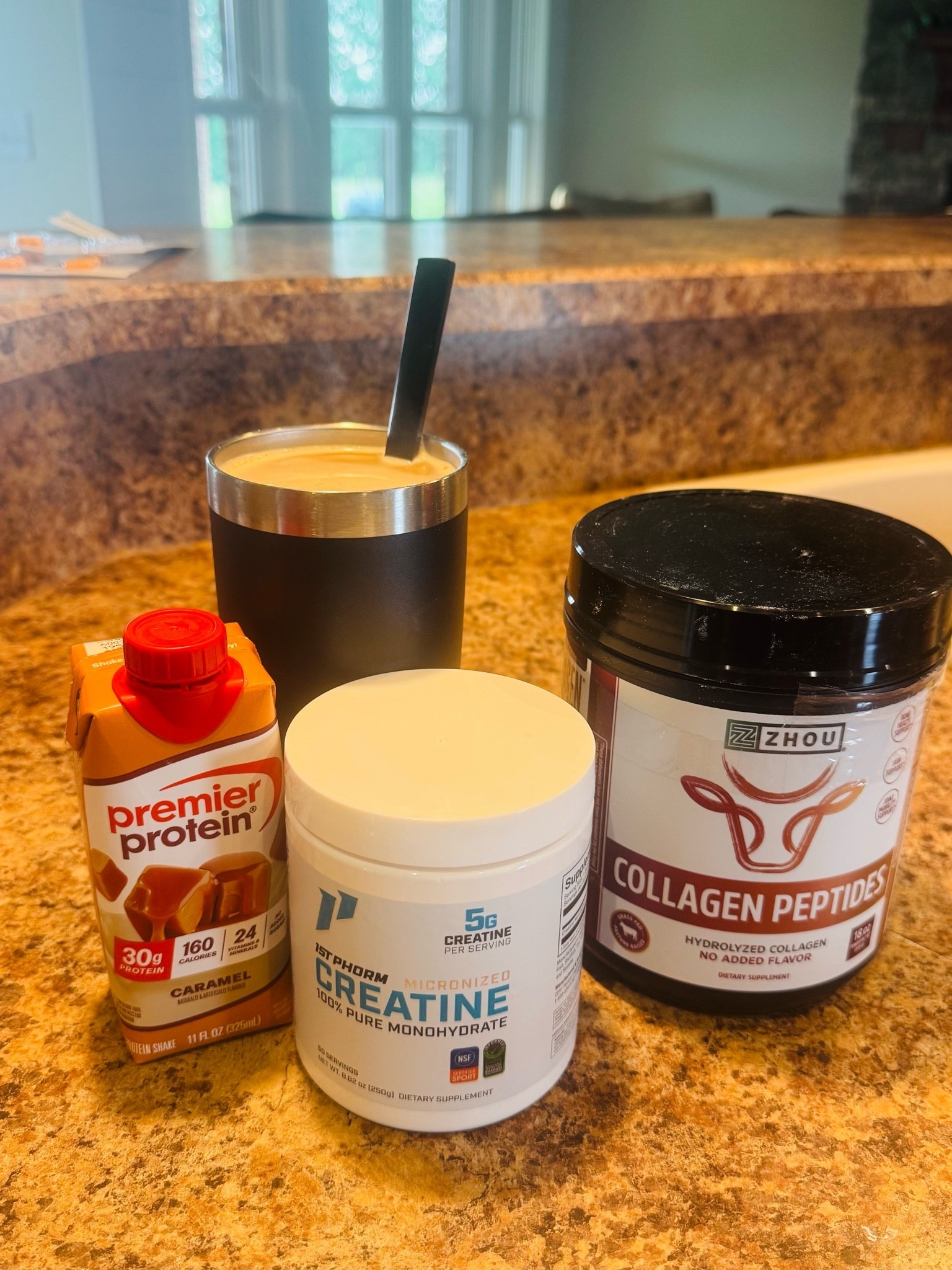 ☕️ My morning "decaf" coffee has officially become my favorite wellness habit.

These three staples are in my cup every single morning:

✨ Protein – Helps me start the day fueled, supports muscle maintenance, and keeps me feeling fuller longer.

✨ Creatine – Not just for gym-goers! I take it for muscle support, strength, recovery, and the growing research on brain health benefits.

✨ Collagen Peptides – A little love for my hair, skin, nails, joints, and overall healthy aging.

It’s simple, tastes like a caramel latte, and helps me hit some important nutrition goals before the day gets busy.

Small habits done consistently really do add up. 💛

Do you add anything to your morning coffee, or are you team black coffee? ☕️👇

#MorningRoutine #CoffeeLover #ProteinCoffee #CollagenCoffee #CreatineBenefits #HealthyHabits #MidlifeWellness #PerimenopauseSupport #WellnessJourney #CoffeeFirst #HealthyAging

#LTKdayinmylife #LTKmomlife #LTKmorningroutine