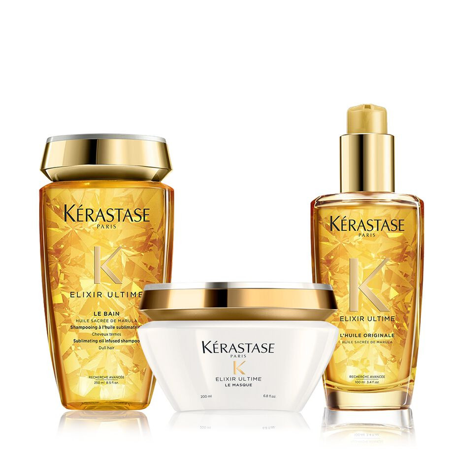 Elixir Ultime Deep Treatment Hair Care Set | Kerastase US