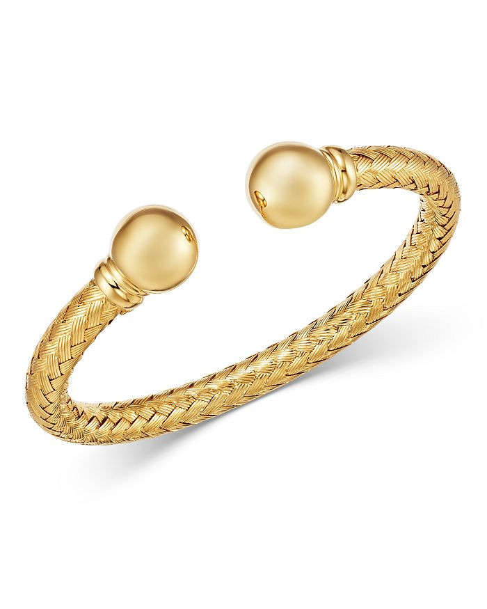 Braided Cuff Bracelet in 14K Yellow Gold - 100% Exclusive | Bloomingdale's (US)