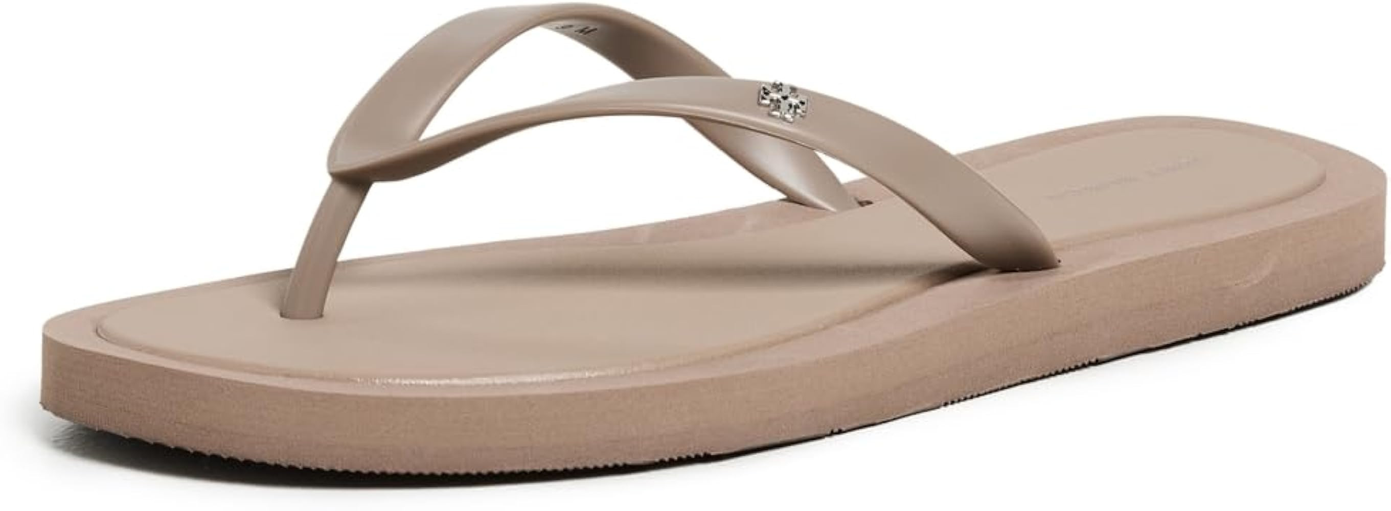 Amazon.com | Tory Burch Women's Kira Padded Flip Flops, Perfect Black/Gold, 8 Medium US | Flip-Fl... | Amazon (US)