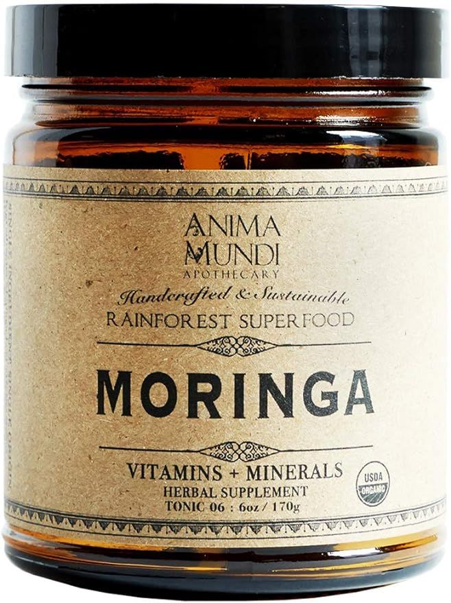 Anima Mundi Moringa Leaf Powder - Pure Organic Rainforest Superfood - Energy Support Supplement, ... | Amazon (US)