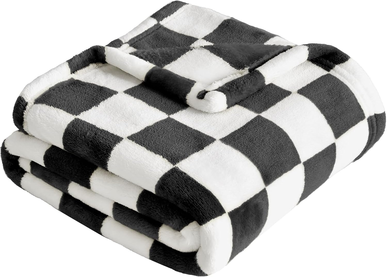 Yurhap Checkered Baby Blanket Fleece Baby Blankets for Boys Girls, Ultra Soft Cozy Fluffy Infant ... | Amazon (US)