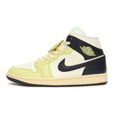 Women's Air Jordan 1 Mid SE Sail/Luminous Green-Anthracite (HQ3008 130) | eBay US