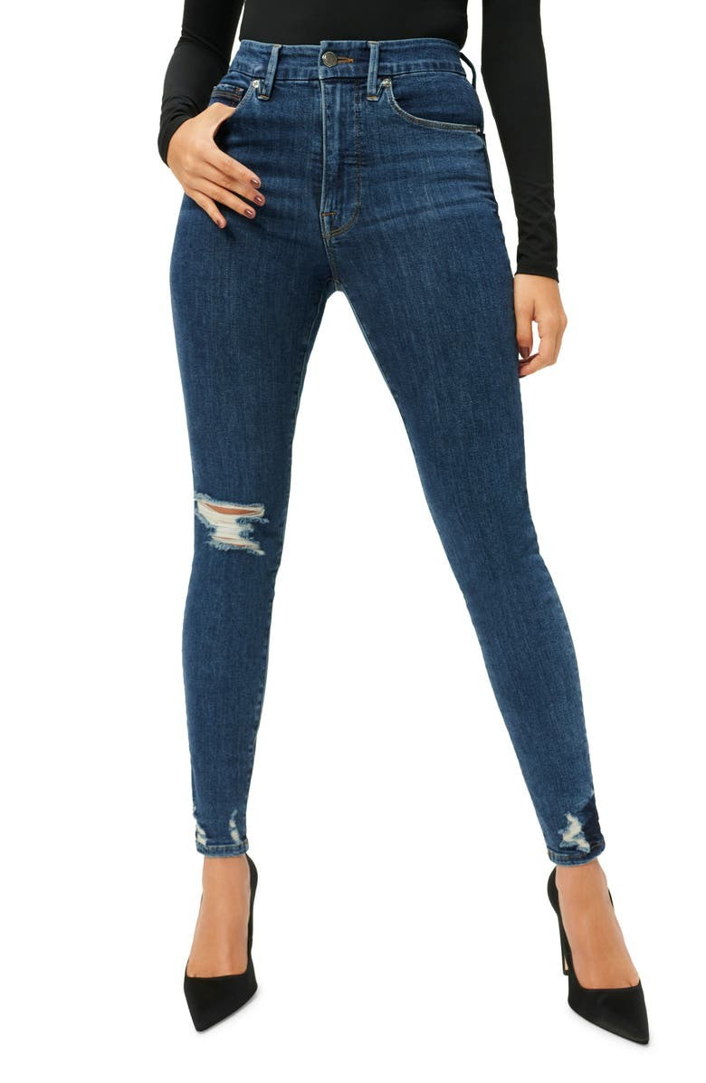 Good Waist Distressed Ankle Skinny Jeans | Nordstrom