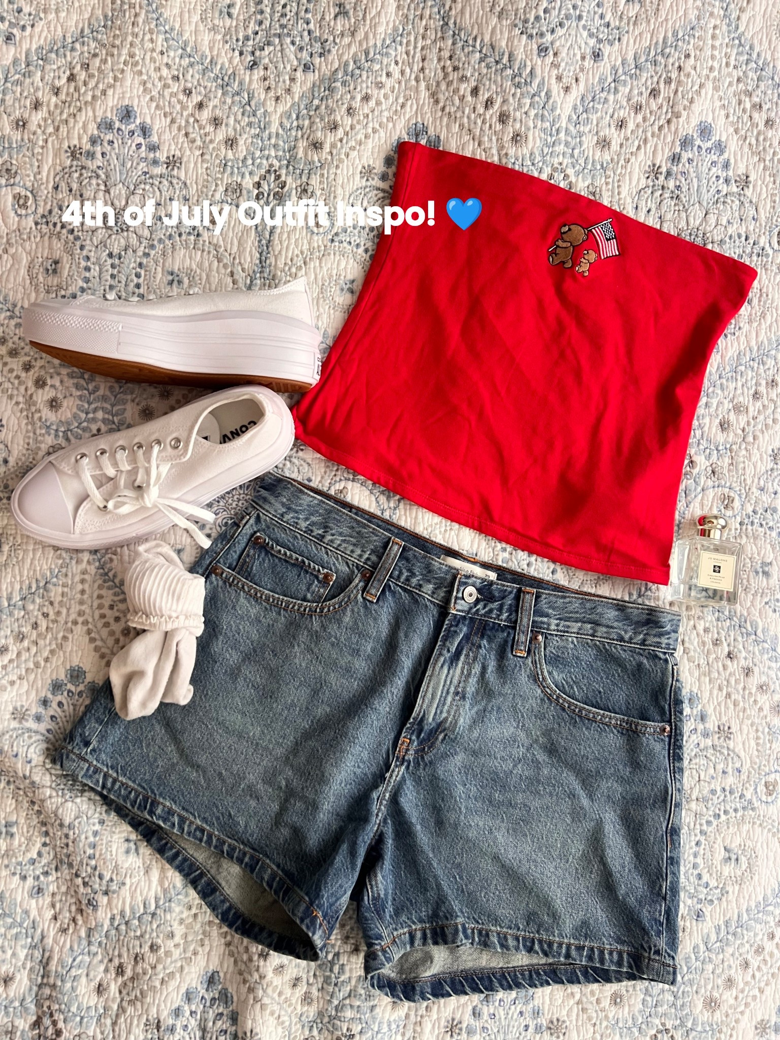 4th of July Outfit Inspo! These jean shorts are perfect rise for short torsos <3

#LTKStyleTip #LTKShoeCrush #LTKSeasonal