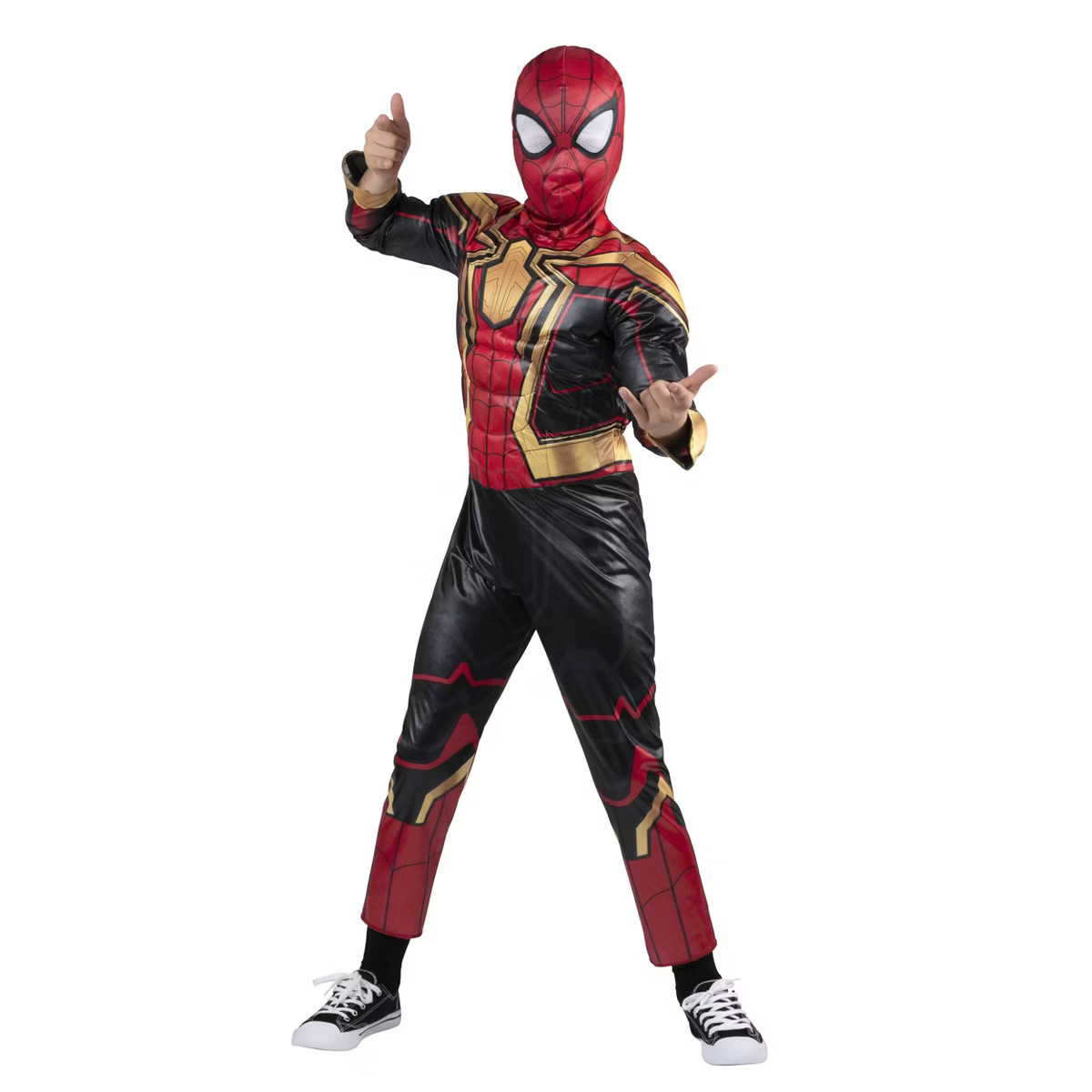 Kids' Marvel Spider-Man Light Up Halloween Costume Jumpsuit with Mask | Target