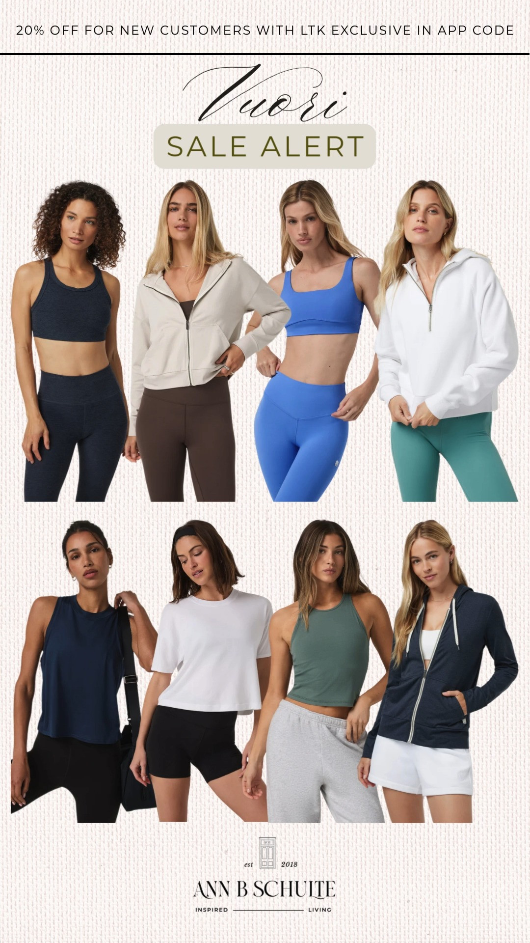 New to Vuori and curious about the hype? Snag 20% off soft sets and everyday favorites with an exclusive in app LTK code for new customers. 🌿🙌✨
#Vuori #VuoriClothing #VuoriWomen #Activewear #Athleisure #EverydayStyle #WorkoutOutfits #ComfyChic #LTKExclusive #LTKActivewear 

 #LTKootd #LTKActive #LTKSaleAlert