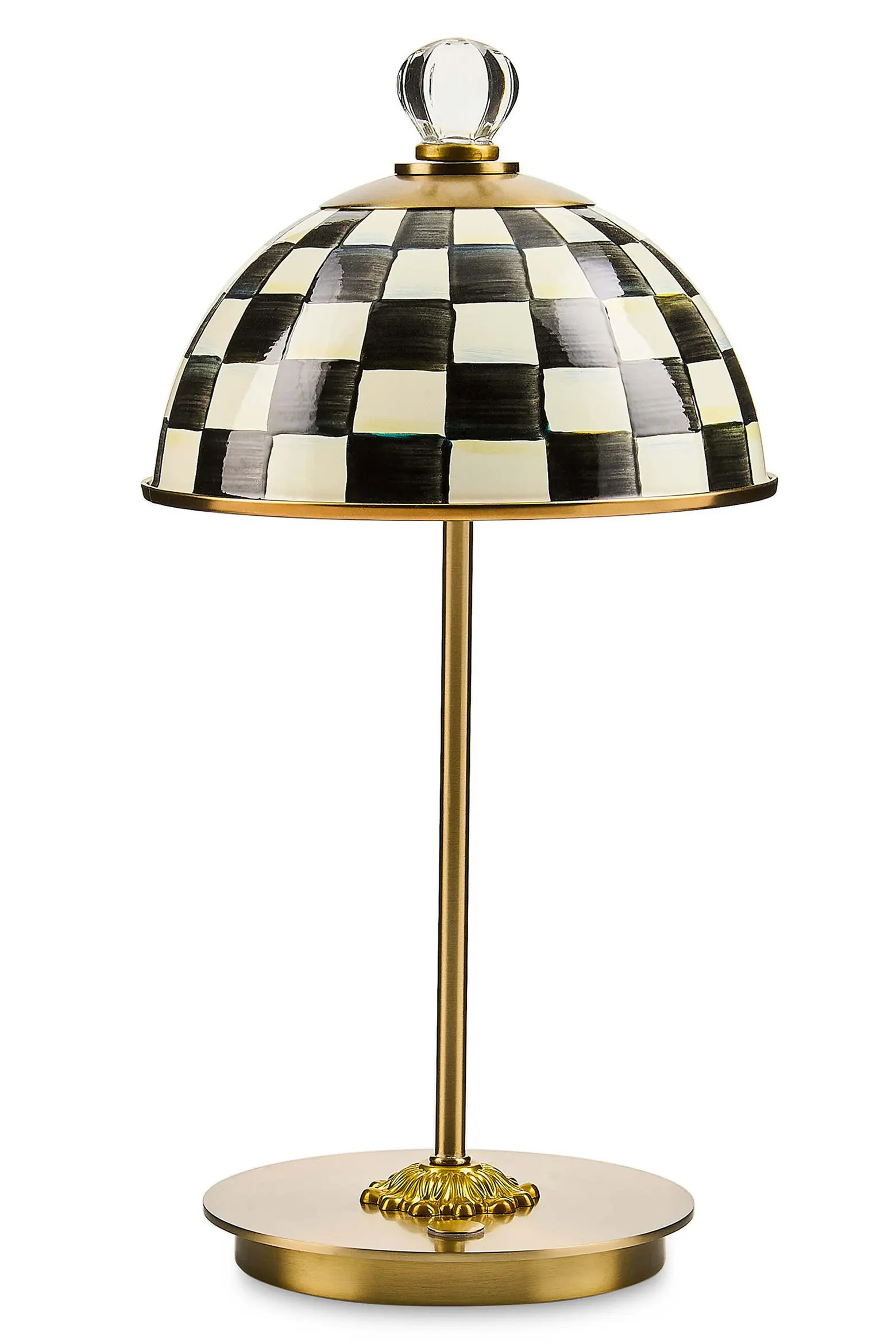 Courtly Check LED Rechargeable Dome Table Lamp | Nordstrom | Nordstrom