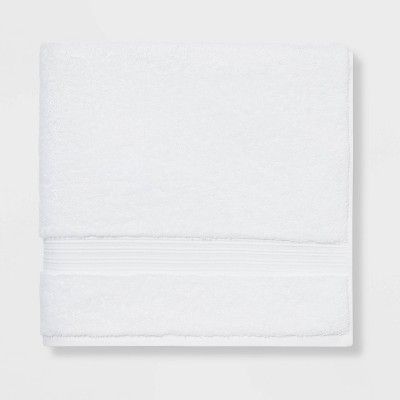 Antimicrobial Oversized Bath Towel White - Total Fresh | Target