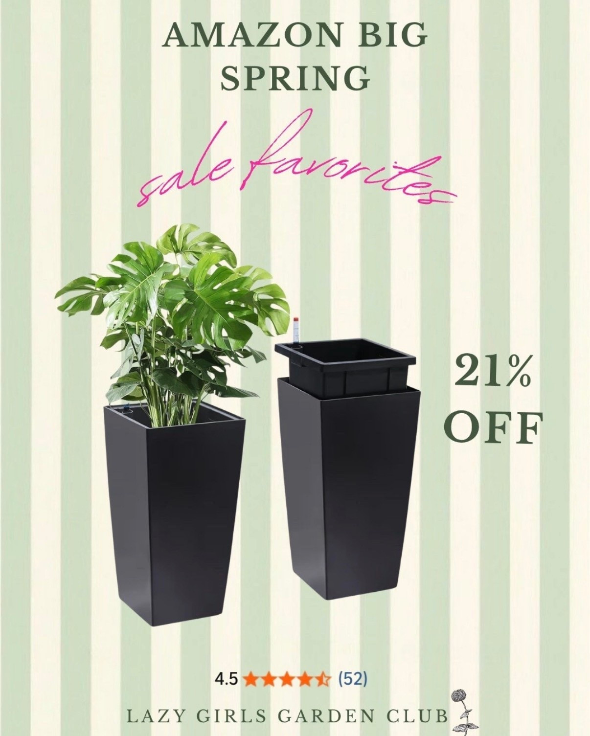 These fun spring + summer planters are 21% off today 👀

#LTKSeasonal #LTKHome #LTKSaleAlert
