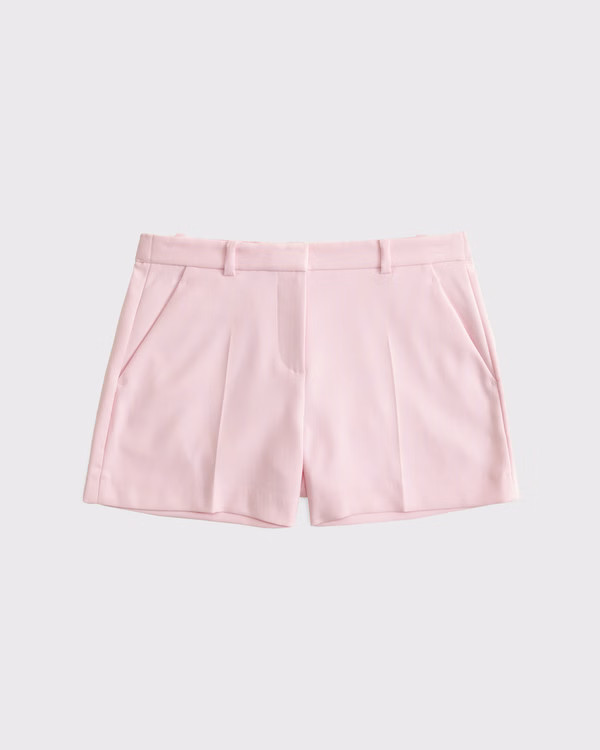 Mid Rise Tailored Short | Abercrombie & Fitch (US)