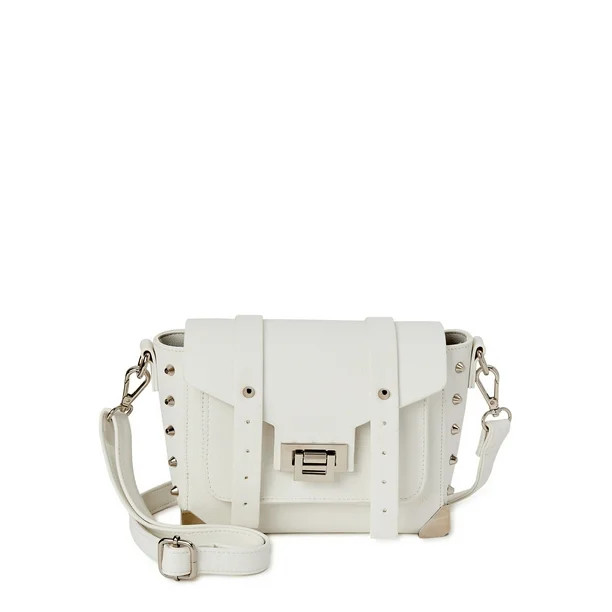 No Boundaries Contemporary Messenger Crossbody Handbag | Walmart (US)