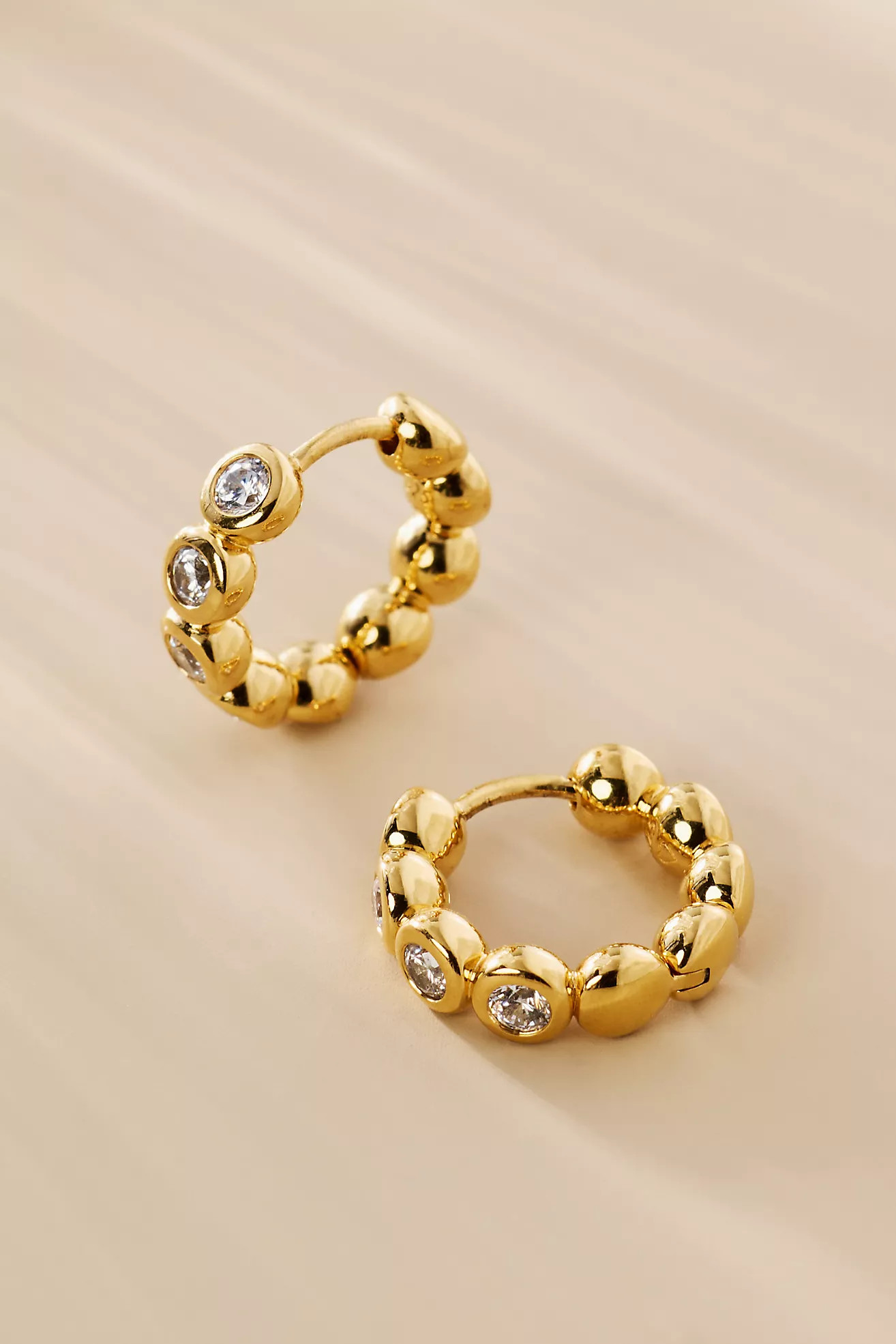 Missoma Tennis Small Hoop Earrings | Anthropologie (US)
