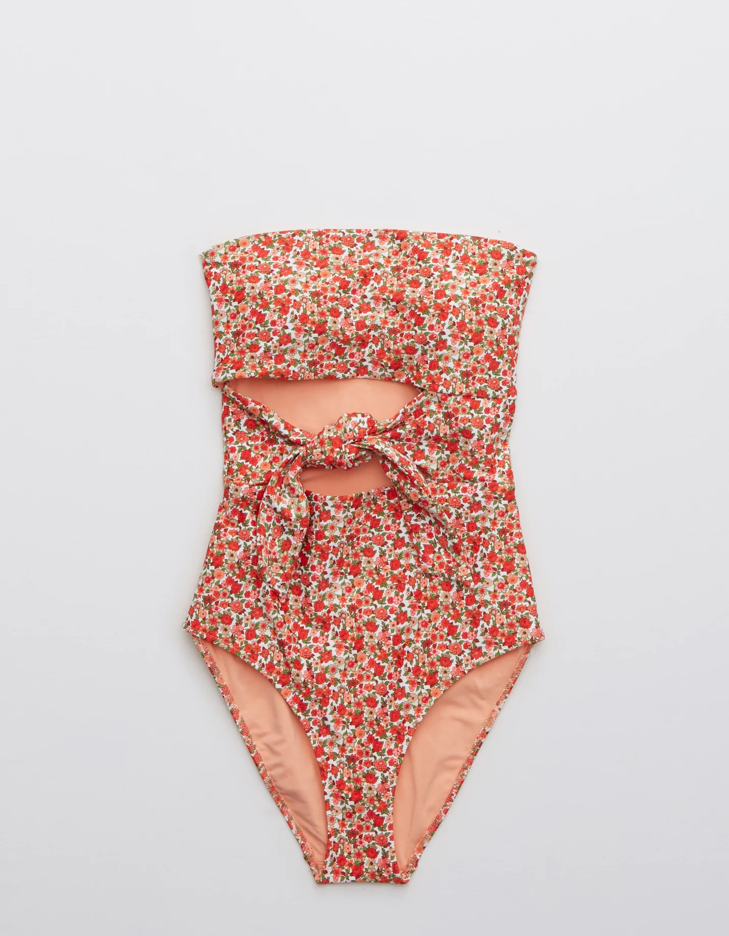 Aerie Wrap Bandeau One Piece Swimsuit | American Eagle Outfitters (US & CA)