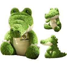COSGOO Official Soft Crocodile Stuffed Animals Alligator Plush Toys Crocodile Plushies Throw Pillow Alligator Hugging Cuddly Crocodilian Doll Gift For | SHEIN