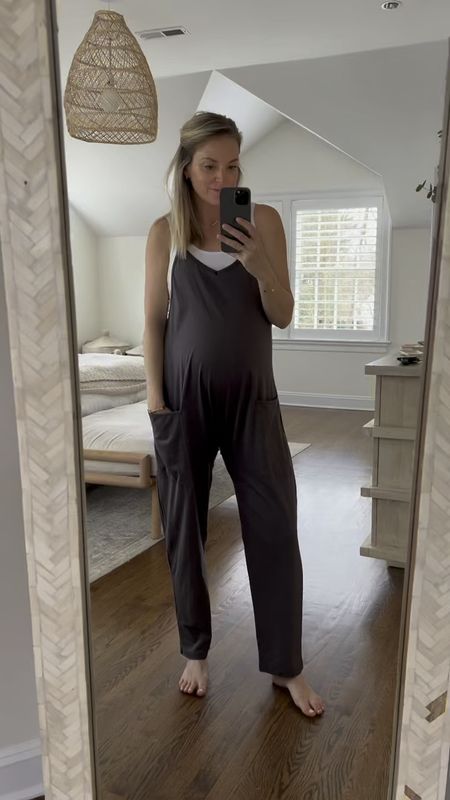 Ordered these Amazon overalls to compare to mine from Free People and they’re so good! Great bump friendly option 

Amazon: $35 // tons of colors // medium (would go size small if not pregnant). A little more fitted and petite friendly 

Free People: $70 // tons of colors // size small (XS if not pregnant) 

pregnancy style, casual outfit, comfy outfit, travel outfit, Amazon find 

#LTKfindsunder50 #LTKstyletip #LTKbump