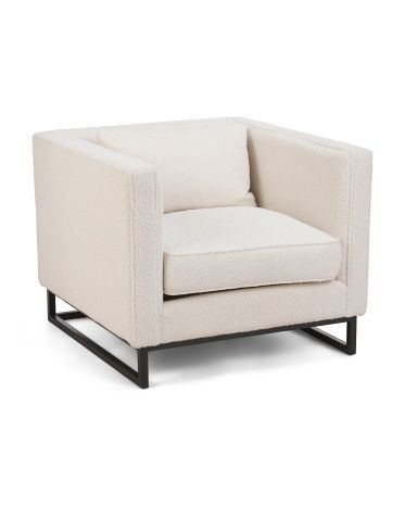 Lynette Boucle Accent Chair | TJ Maxx