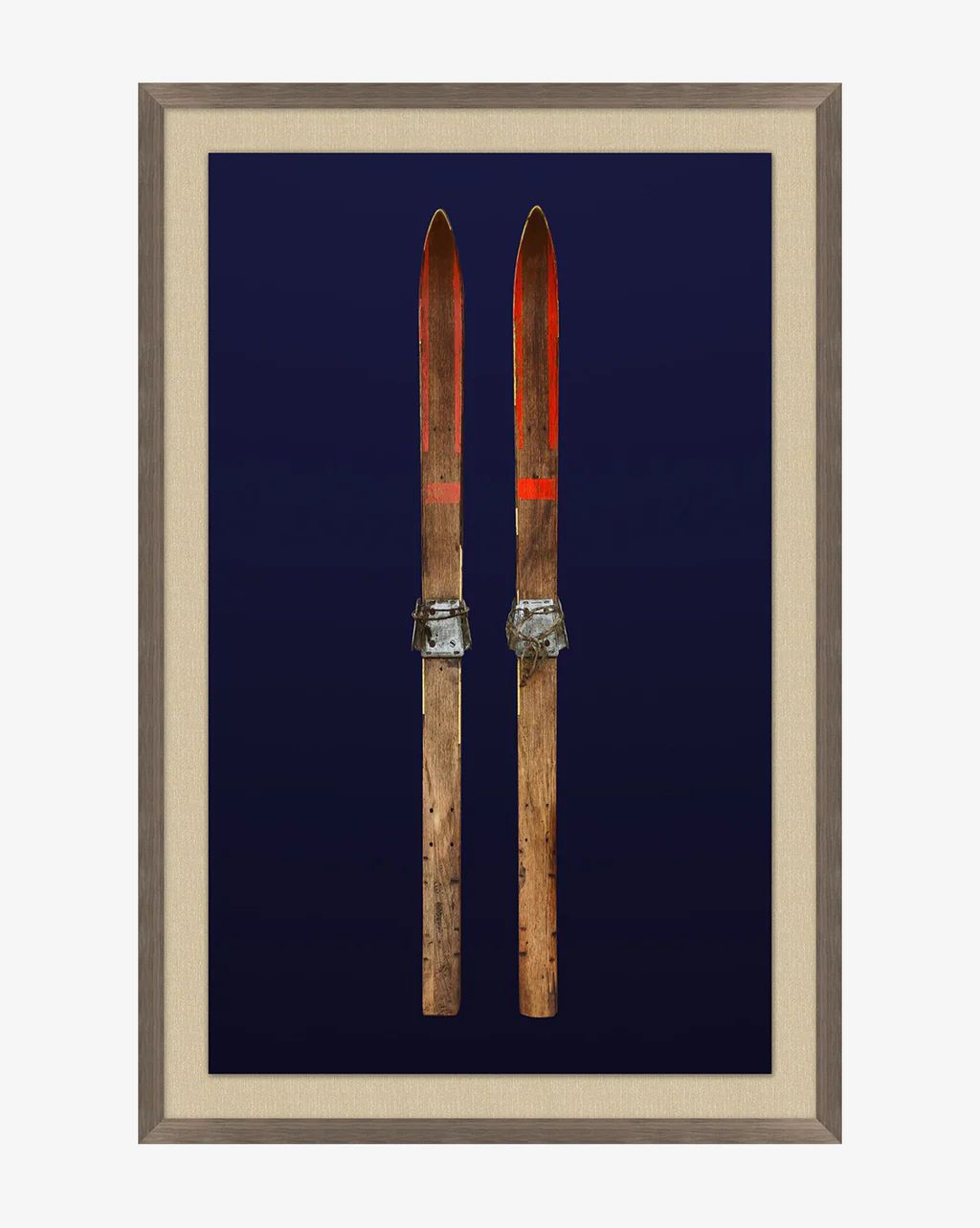 Antique Navy Skis I | McGee & Co.