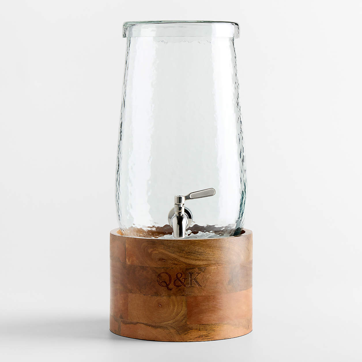 Dax 1.75-Gallon Drink Dispenser with Brooks Stand + Reviews | Crate & Barrel | Crate & Barrel