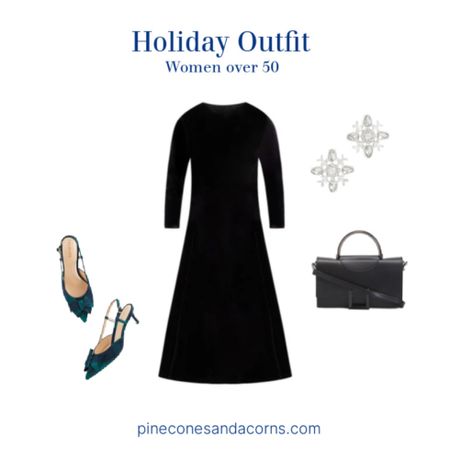 A black velvet dress and plaid heels is all you need for a holiday party. 

#LTKSeasonal #LTKHoliday #LTKparties