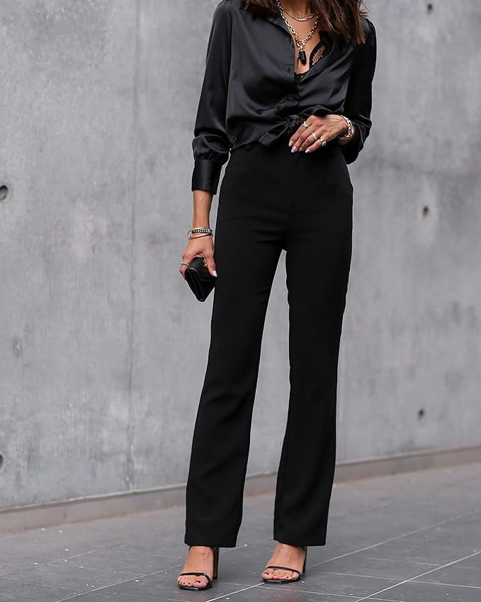 The Drop Women's Black High Waist Pant by @lucyswhims | Amazon (US)