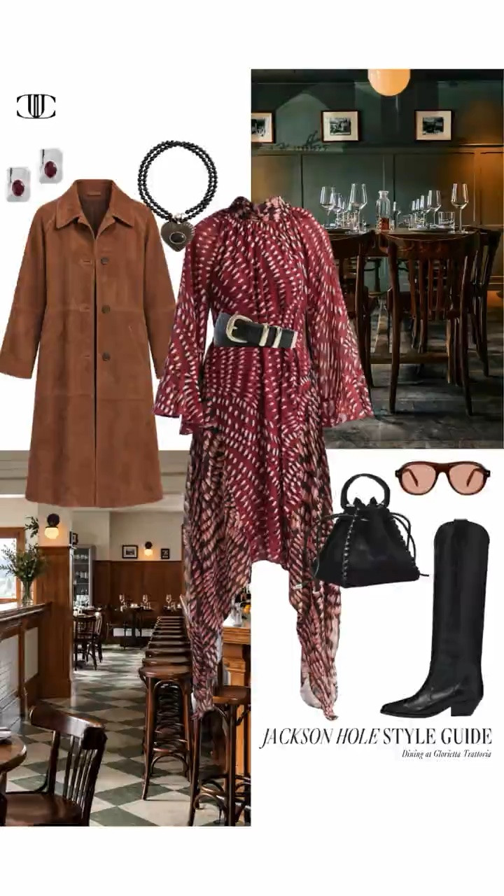 🏔️ Jackson Hole has been on my list forever, so naturally I started with the outfits.

In West Dressed, I’m sharing 10 chic Jackson Hole looks for everything I’d want to do on a fall getaway—from hiking and fly fishing to horseback riding, afternoons in town, cozy mornings by the fire, and a few really good dinners.

Think suede, boots, rich fall color, great jackets, and just enough Western influence to feel right for the setting without looking like a costume. Tap to shop all 10 looks and start planning your own trip out west. 🤎✨

#LTKStyle #JacksonHole #WesternStyle #FallFashion #TravelStyle #MountainChic #CowboyChic #FallOutfits #OutfitInspiration #LTKFinds

#LTKSeasonal #LTKOver40 #LTKTravel