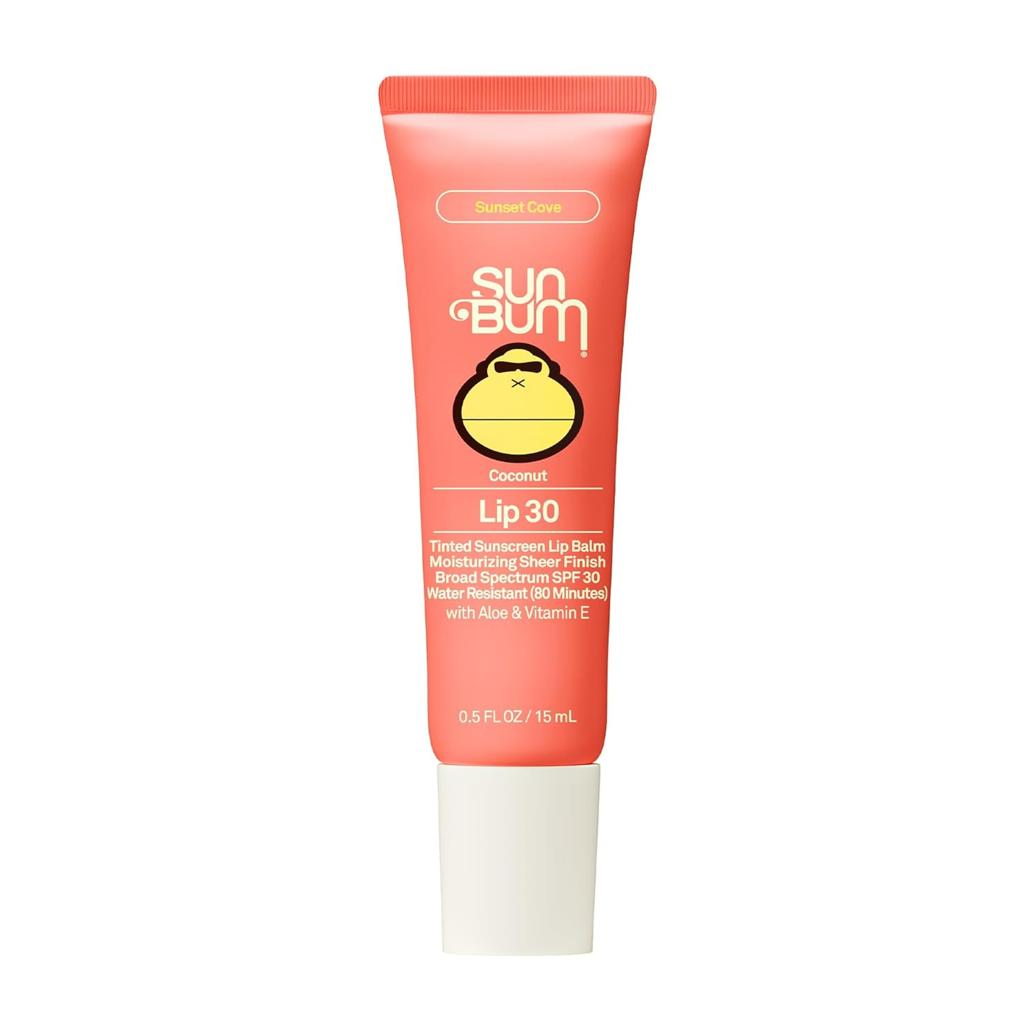 Sun Bum SPF 30 Sunscreen Sunset Cove Tinted Lip Balm - Coconut Flavor Broad Spectrum Moisturizing... | Amazon (US)