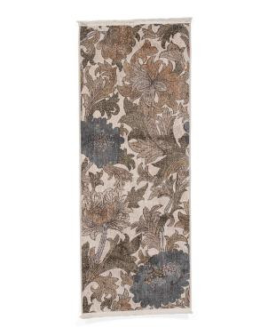 Made In Turkey 2x5 Chrysanthemum Runner | TJ Maxx