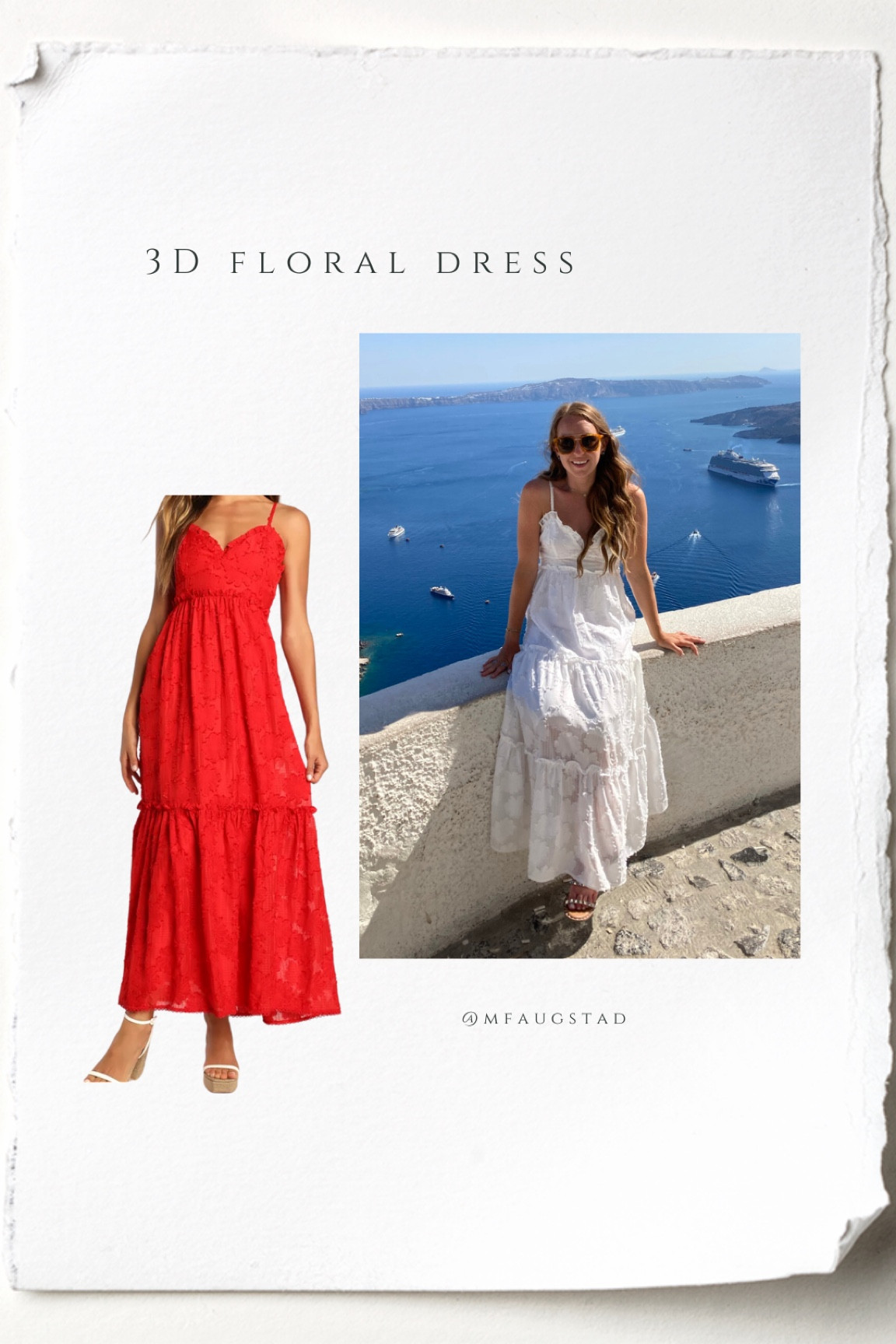 One of my favorite dresses from last summer is back in stock in red and on sale for under $50!  Would be so so perfect for Greece or Italy this summer!  If you are headed to Europe definitely grab this dress! 

-wearing a size small


Red dress, 3D floral dress, floral dress, red dress, Greece dress, red maxi dress, sweat heart neckline, summer dress, what to wear in Europe, Italy dress, Italy, Greece, Europe style, Europe dress, dress under $50, sale alert,



#LTKunder50 #LTKeurope #LTKtravel