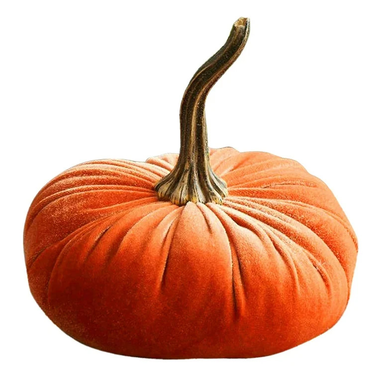 Mnycxen Handmade Velvet Pumpkins Decor Super Soft Stuffed Pumpkin with Exquisite | Walmart (US)