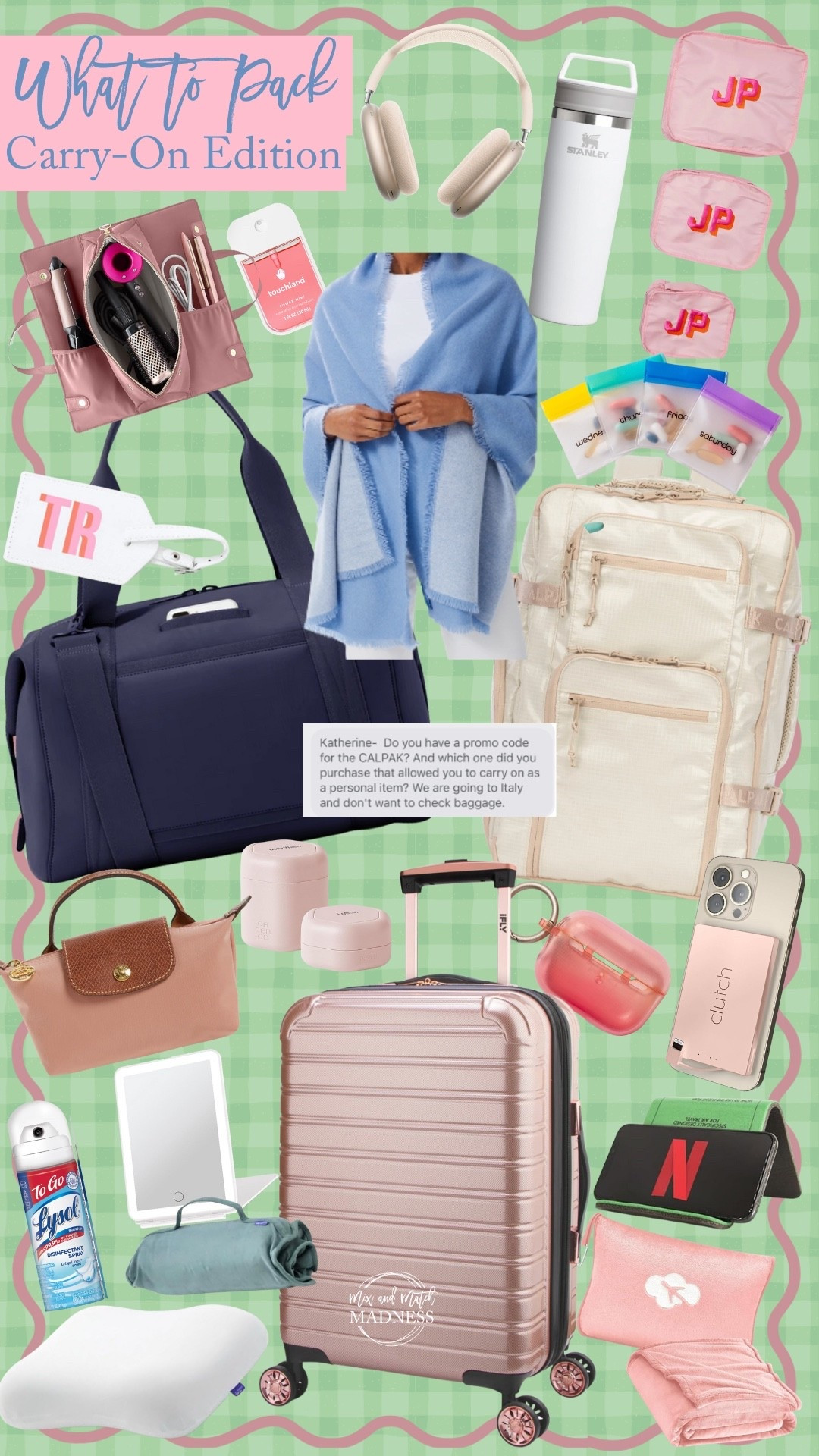 What’s in your carry-on? I’m linking my favorite carry-on bags that have never failed me and all the essentials for your next trip! 

#LTKmomlife #LTKTravel #LTKdayinmylife