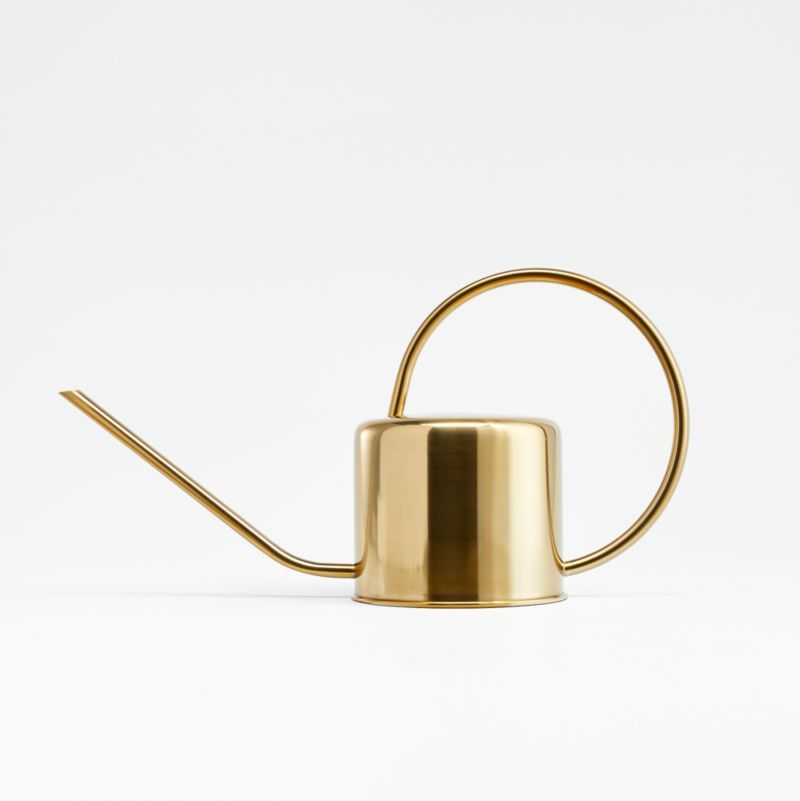 Gold Watering Can + Reviews | Crate and Barrel | Crate & Barrel