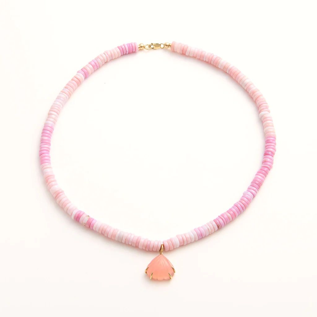 CARM.N X Mignonne Gavigan Shell Necklace Light Pink | Mignonne Gavigan